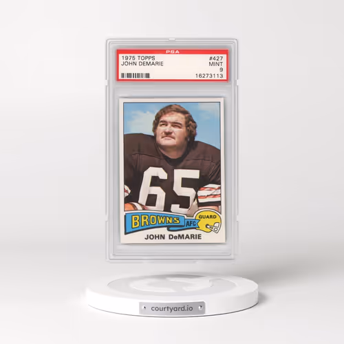 1975 Topps #427 John Demarie (PSA 9 MINT)