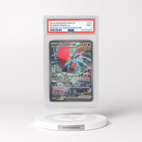 2023 Paradox Rift - PAR EN #251 Roaring Moon ex - Special Illustration Rare (PSA 9 MINT)