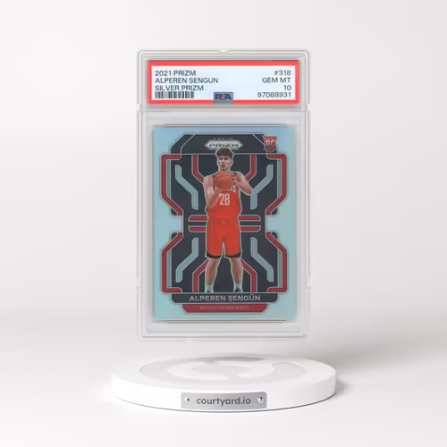 2021 Panini Prizm #318 Alperen Sengun - Silver Prizm (PSA 10 GEM MINT)