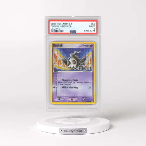 2005 Pokémon EX Deoxys #58 Duskull - Reverse Foil (PSA 9 MINT)