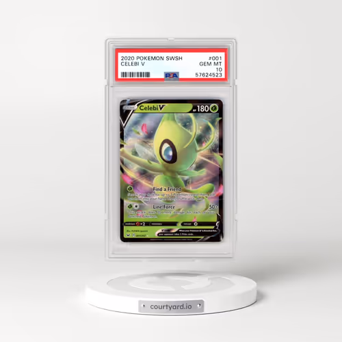 2020 Pokémon Sword & Shield #001 Celebi V - Holo (PSA 10 GEM MINT)