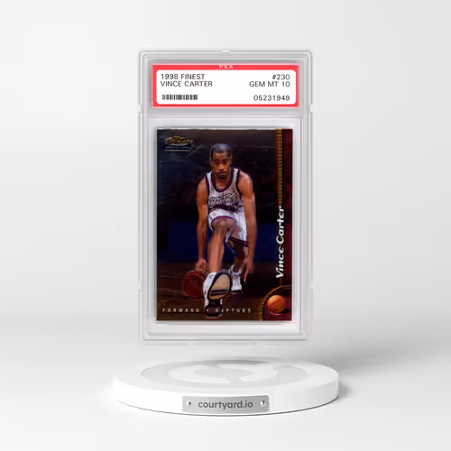 1998 Finest #230 Vince Carter (PSA 10 GEM MINT)