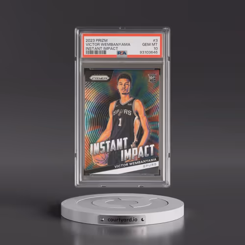 2023 Panini Prizm Instant Impact #3 Victor Wembanyama (PSA 10 GEM MINT)