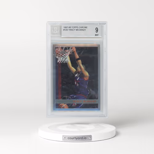 1997 Topps Chrome #125 Tracy McGrady (BGS 9 MINT)