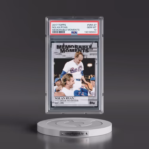 2017 Topps Memorable Moments #MM-27 Nolan Ryan (PSA 10 GEM MINT)