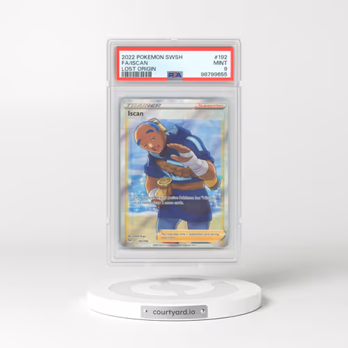 2022 Pokémon Sword & Shield Lost Origin #192 Iscan - Full Art (PSA 9 MINT)