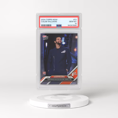 2024 Topps Now #D1 Caleb Williams (PSA 10 GEM MINT)
