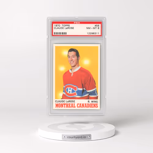1970 Topps #56 Claude Larose (PSA 8 NM-MT)
