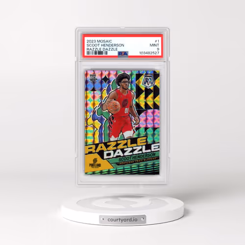 2023 Panini Mosaic Razzle Dazzle #1 Scoot Henderson (PSA 9 MINT)