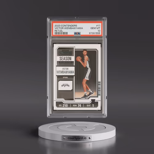 2023 Panini Contenders #11 Victor Wembanyama - Retail (PSA 10 GEM MINT)