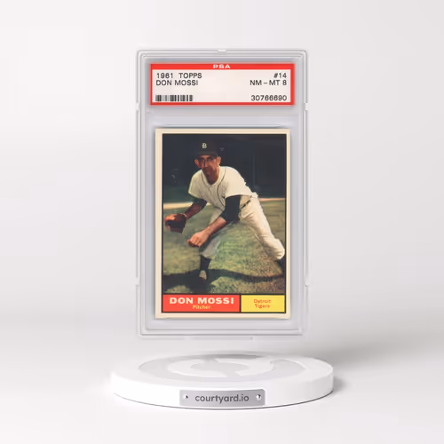 1961 Topps #14 Don Mossi (PSA 8 NM-MT)