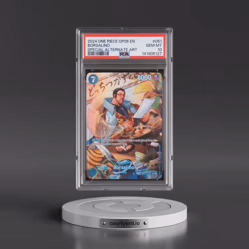 2024 One Piece OP06-Wings of the Captain #051 Borsalino - Special Alternate Art (PSA 10 GEM MINT)