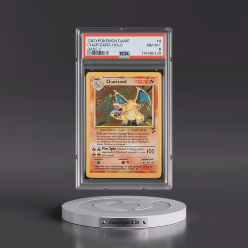 2000 Pokémon Game Base II #4 Charizard - Holo (PSA 8 NM-MT)