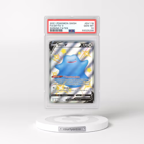 2021 Shining Fates #SV118 Ditto V - Holo (PSA 10 GEM MINT)