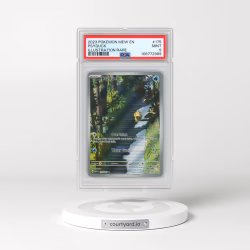 2023 Pokémon Mew EN-151 #175 Psyduck - Illustration Rare (PSA 9 MINT)