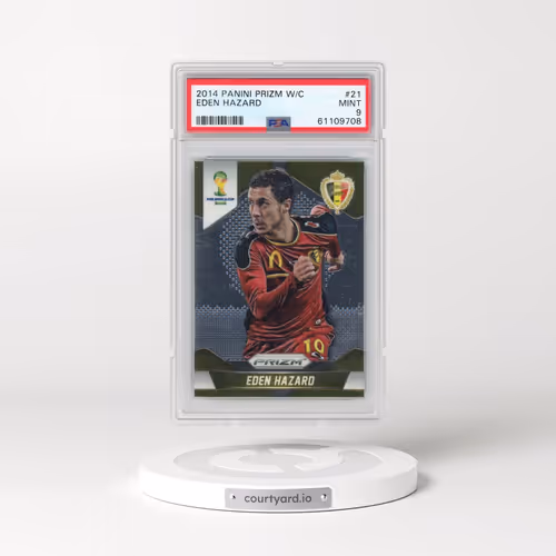 2014 Panini Prizm World Cup #21 Eden Hazard (PSA 9 MINT)