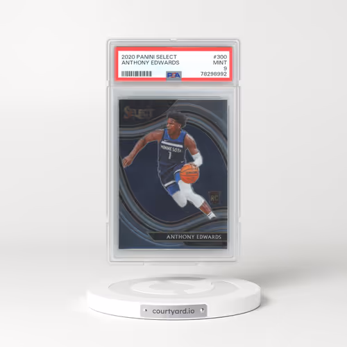 2020 Panini Select #300 Anthony Edwards (PSA 9 MINT)