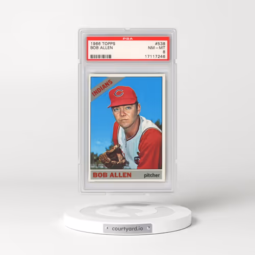 1966 Topps #538 Bob Allen (PSA 8 NM-MT)