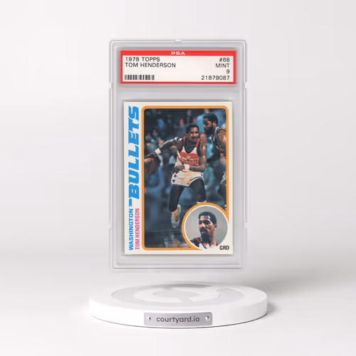 1978 Topps #68 Tom Henderson (PSA 9 MINT)