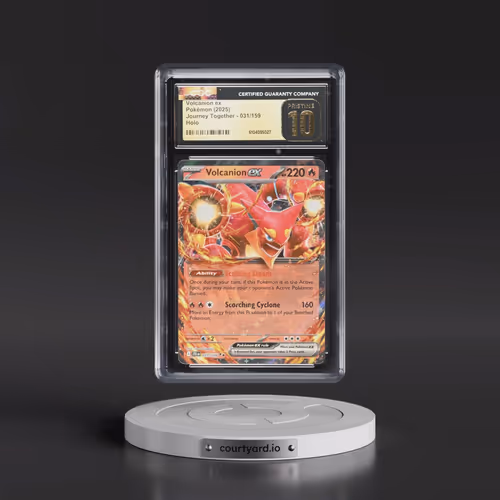 2025 Journey Together - JTG EN #031/159 Volcanion ex - Holo (CGC 10 PRISTINE)