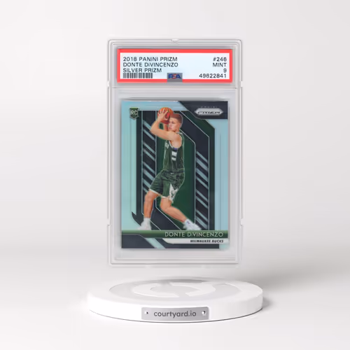 2018 Panini Prizm #246 Donte DiVincenzo - Silver Prizm (PSA 9 MINT)