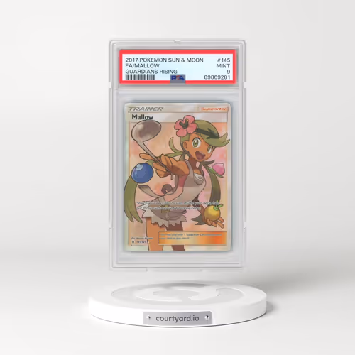2017 Pokémon Sun & Moon Guardians Rising #145 Mallow - Full Art (PSA 9 MINT)