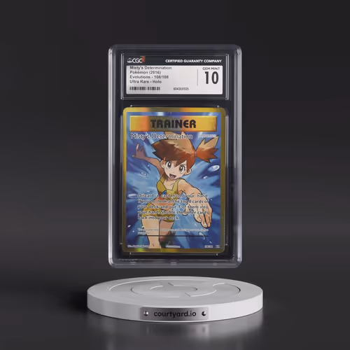 2016 Evolutions #108/108 Misty's Determination - Ultra Rare Holo (CGC 10 GEM MINT)