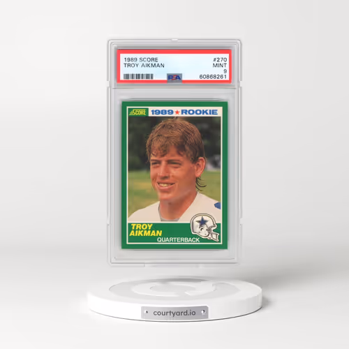 1989 Score #270 Troy Aikman (PSA 9 MINT)