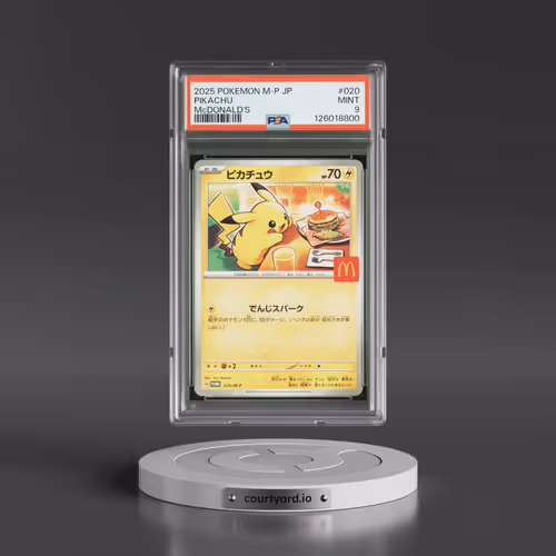 2025 Pokémon M-P Promo #020 Pikachu - McDonald's (PSA 9 MINT)