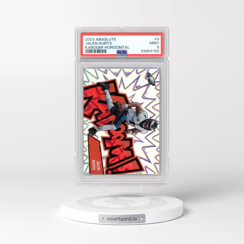 2023 Panini Absolute Kaboom! Horizontal #9 Jalen Hurts (PSA 9 MINT)
