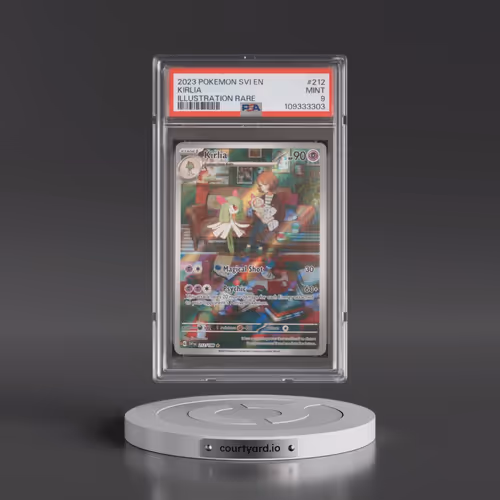 2023 Pokémon Svi EN-Scarlet & Violet #212 Kirlia - Illustration Rare (PSA 9 MINT)