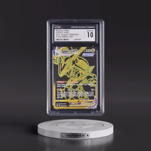 2022 Silver Tempest #TG29/TG30 Rayquaza VMAX - Trainer Gallery Holo (CGC 10 GEM MINT)