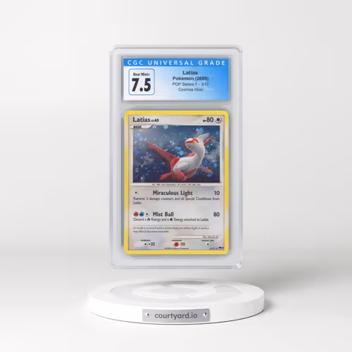 2008 POP Series 7 #3/17 Latias - Cosmos Holo Legends Awakened Blister (CGC 7.5 NM+)
