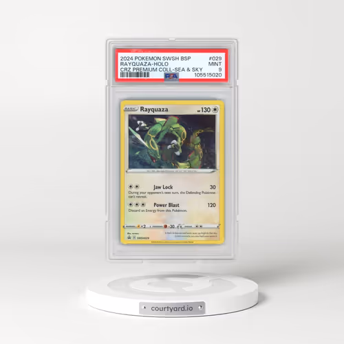 2024 Pokémon Swsh Black Star Promo #029 Rayquaza - Holo Crown Zenith Premium Collection Sea & Sky (P