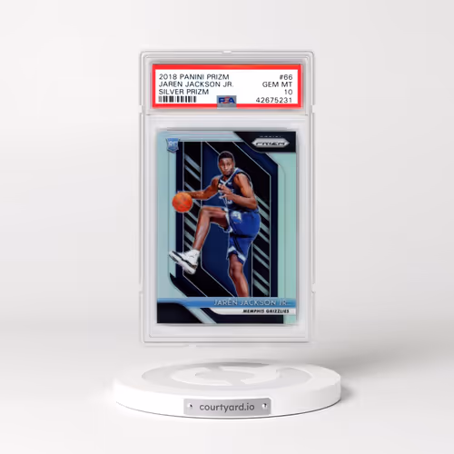 2018 Panini Prizm #66 Jaren Jackson Jr. - Silver Prizm (PSA 10 GEM MINT)