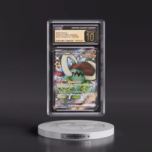 2023 Shiny Treasure ex #330/190 Great Tusk ex (CGC 10 PRISTINE)