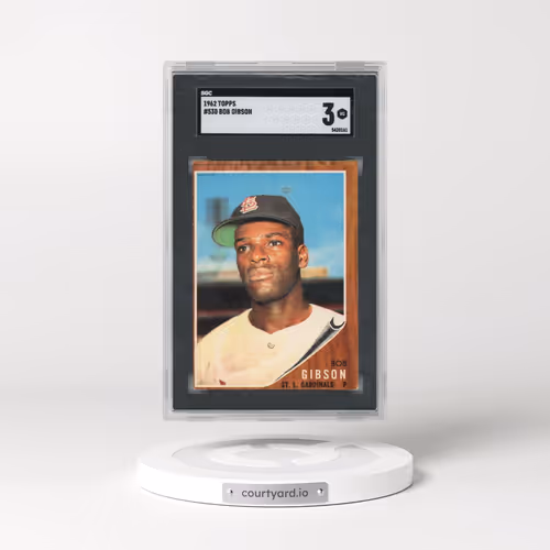 1962 Topps #530 Bob Gibson (SGC 3 VG)