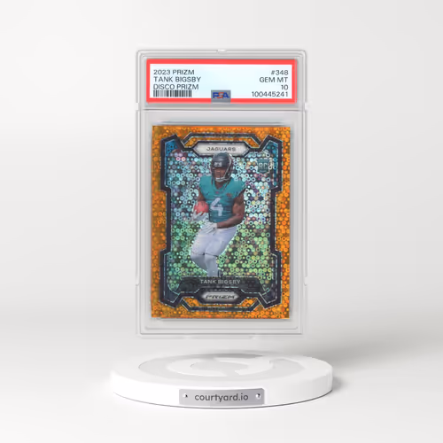 2023 Panini Prizm #348 Tank Bigsby - Disco Prizm (PSA 10 GEM MINT)