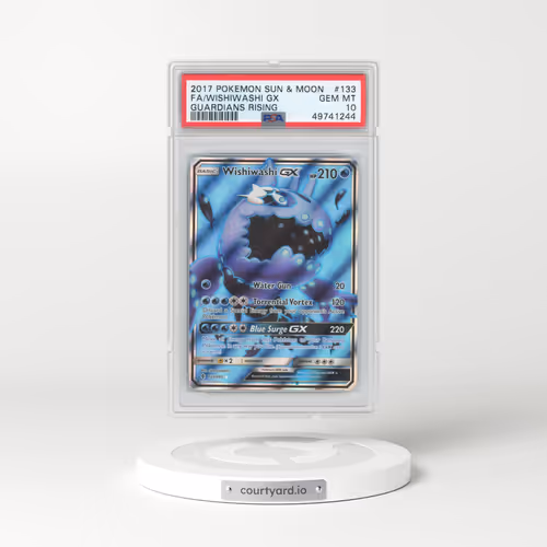2017 Guardians Rising #133 Wishiwashi GX - Full Art Holo (PSA 10 GEM MINT)