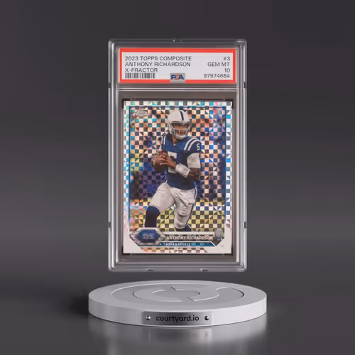 2023 Topps Composite #3 Anthony Richardson - X-Fractor (PSA 10 GEM MINT)