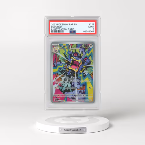 2023 Pokémon Par EN-Paradox Rift #212 Loudred - Illustration Rare (PSA 9 MINT)