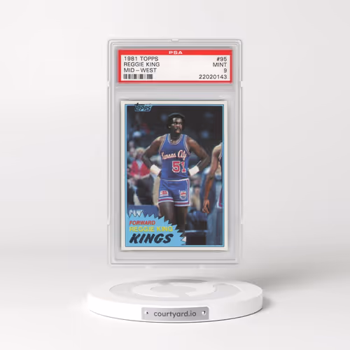 1981 Topps #95 Reggie King - Mid-West (PSA 9 MINT)