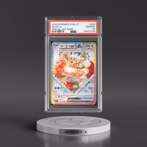 2024 Pokémon Sv8a-Terastal Fest EX #224 Eevee EX - Holo Special Art Rare (PSA 10 GEM MINT)