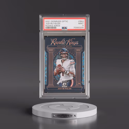 2021 Panini Donruss Optic Rookie Kings #RK4 Justin Fields (PSA 9 MINT)