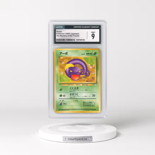 1997 The Mystery of the Fossils Ekans (CGC 9 MINT)