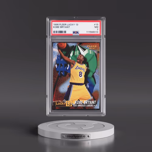 1996 Fleer Lucky 13 #13 Kobe Bryant (PSA 7 NM)