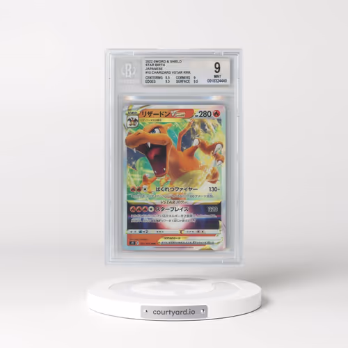 2022 Star Birth #015 Charizard VSTAR - Holo (BGS 9 MINT)