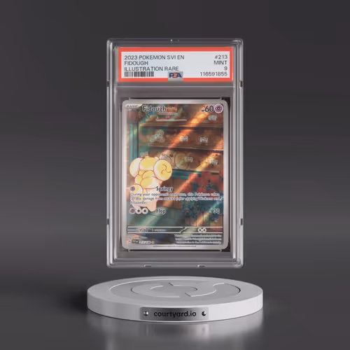 2023 Pokémon Svi EN-Scarlet & Violet #213 Fidough - Illustration Rare (PSA 9 MINT)