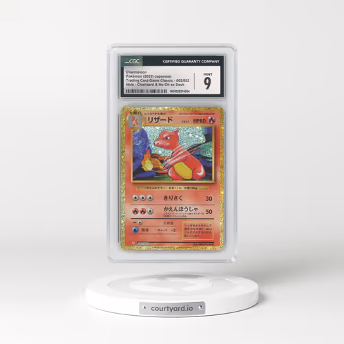 2023 Pokémon Cll-Trading Card Game Classic Charizard & HO-Oh EX Deck #002 Charmeleon (CGC 9 MINT)