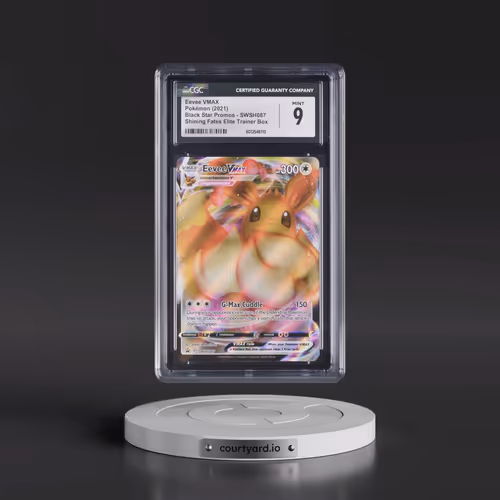 2017 Black Star Promos - Sword & Shield #SWSH087 Eevee VMAX - Shining Fates Elite Trainer Box (Holo)